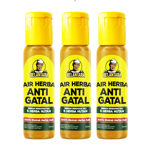 Air Herba Anti Gatal - 3 Botol Percuma 1 Botol
